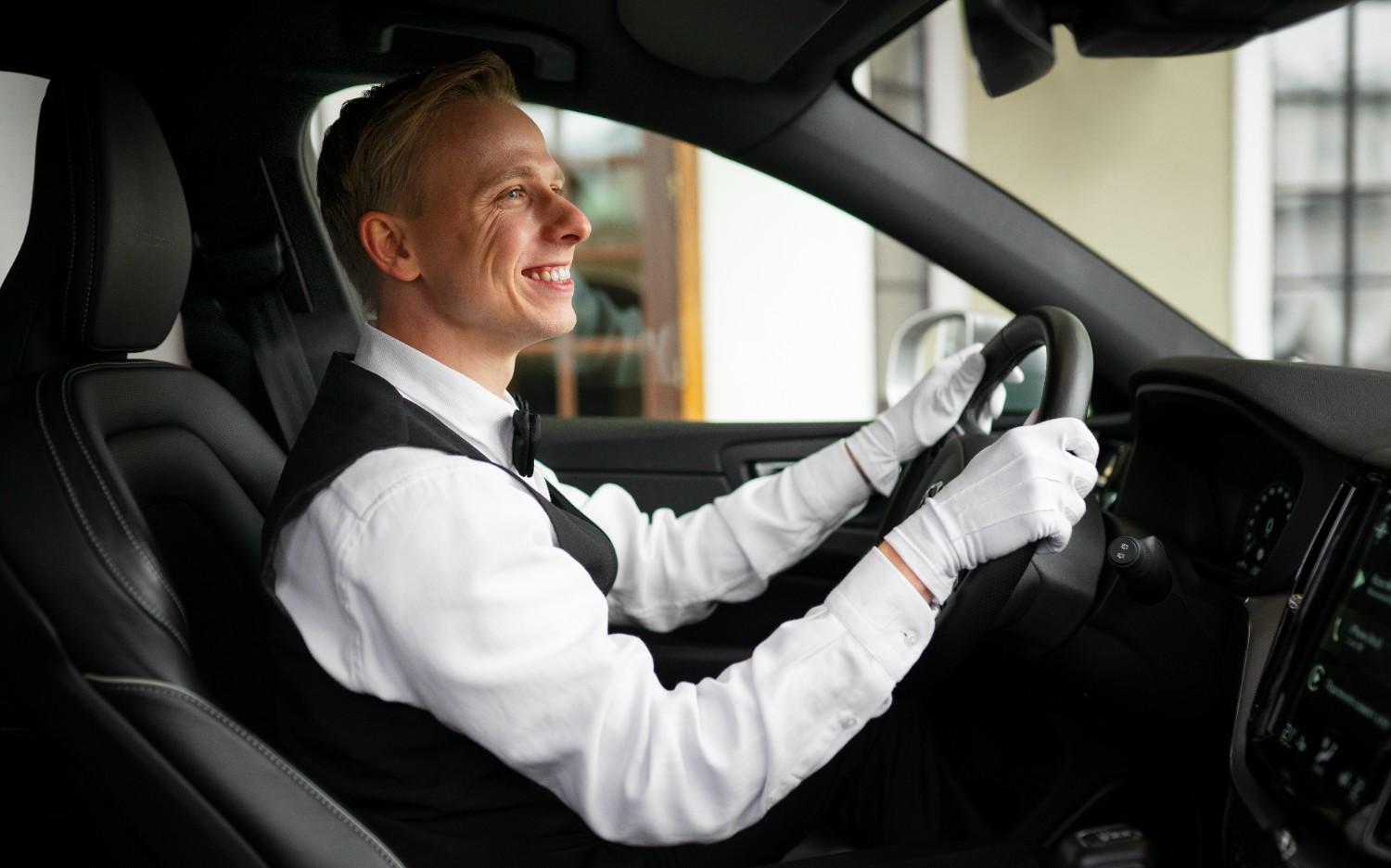 Medium Shot Valet Parking Car 1